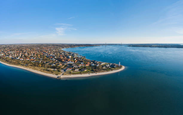 istock Small town near the sea 1394945691