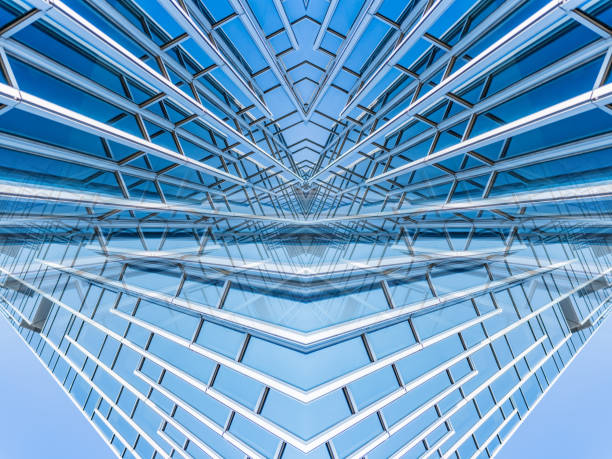 Modern glass office architectur