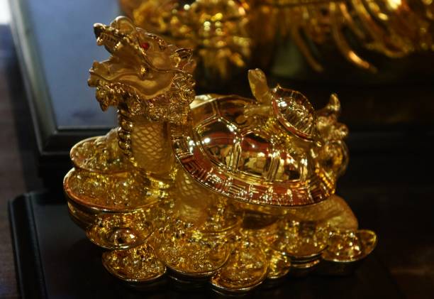 Golden Dragon stock photo