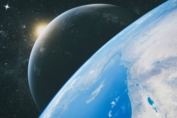 istock Earth and galaxy. Elements of this image furnished by NASA. 1394964014