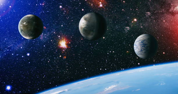 istock High quality space background. Elements of this image furnished by NASA. 1394964165