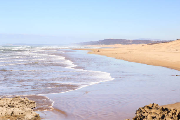 Wild beach on the Atlantic Ocean in Morocco