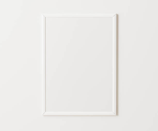 istock White frame mockup on white wall, 3:4 ratio, 30x40 cm, 18x24