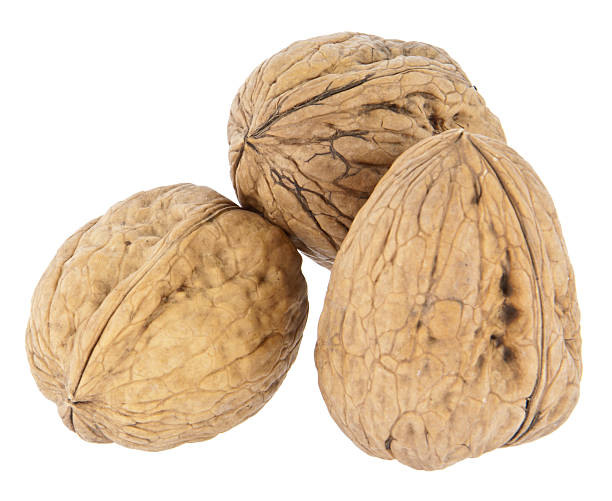 istock Group of Walnuts isolated on white background 139497196
