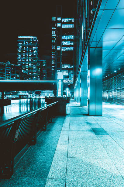 istock Canary wharf London at night, UK 1394977871
