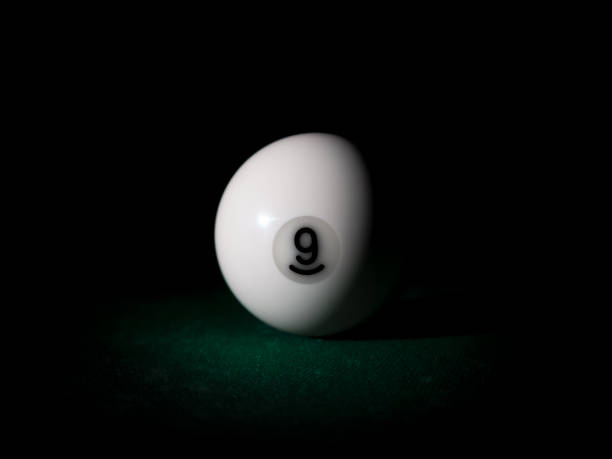 istock Ball number 9 for Russian billiard pyramid 1394978006