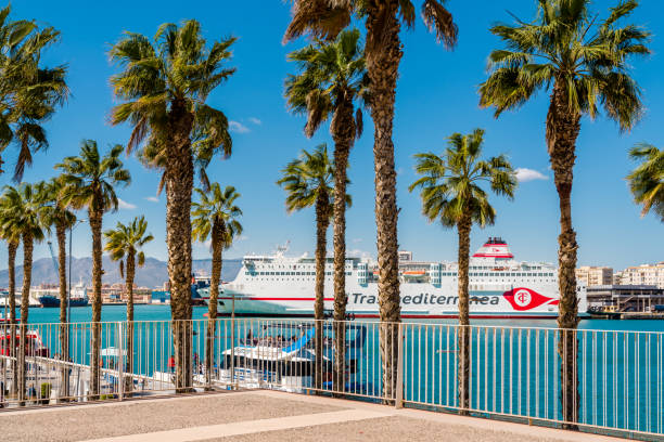 Panoramic view of Malaga city , \