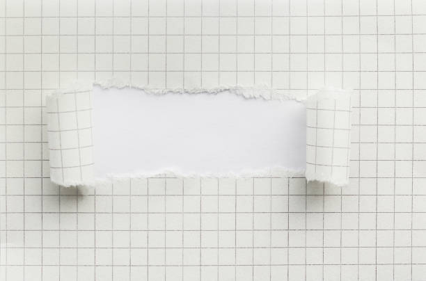 istock paper in a cell with two curls and a place for information 1394981742