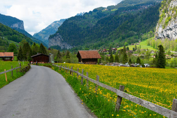 istock Beautiful spring landscape in the Alps 1394982960