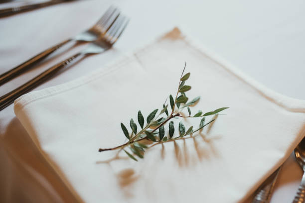istock Decoration for special occasions. Beautiful table decoration with flowers. Rustic decoration. Wedding decoration. 1394986908