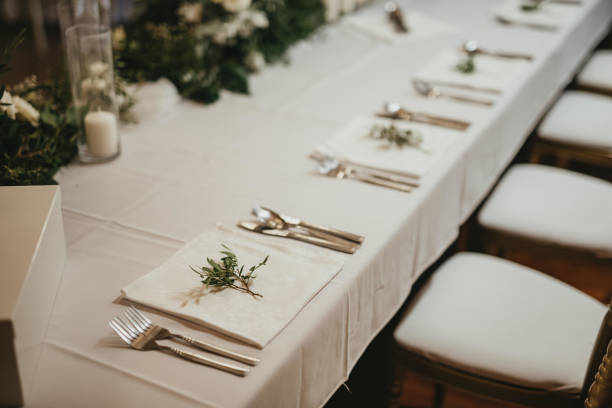 istock Decoration for special occasions. Beautiful table decoration with flowers. Rustic decoration. Wedding decoration. 1394987811