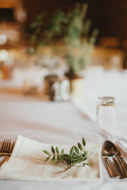 istock Decoration for special occasions. Beautiful table decoration with flowers. Rustic decoration. Wedding decoration. 1394987915