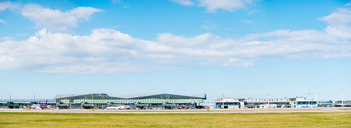 Gdansk - passenger terminal of international airport \