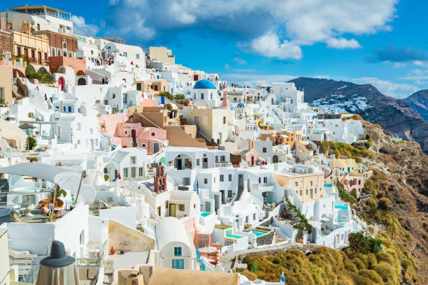 istock Oia (Ia) village on Santorini island, Greece 1394994538