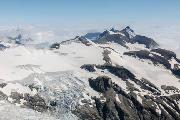 istock View on rapidly melting Pasterze glacier from the way to Grossglockner rock summit, Kals am Grossglockner, Austria 1394997626