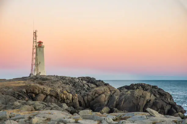 Photo of The lighthouse at Stokksnes in Iceland