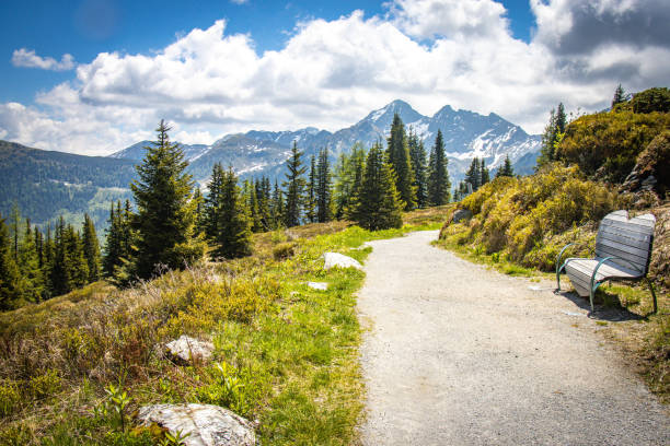 Planai mountain in Schladming, Austrian Alps