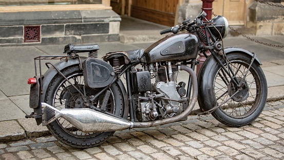 Antique Motorcycle.