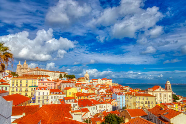 istock Panoramic view of Alfama district in Lisbon 1395022967