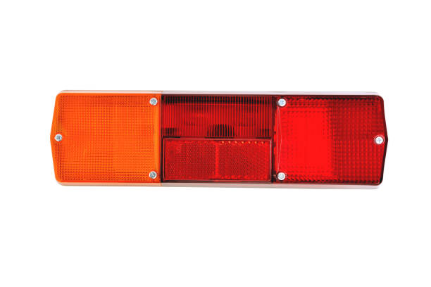 istock back light, car tail light, multi-section truck tail light, auto part, car detail white background 1395024636