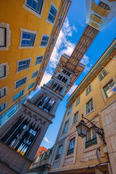 istock Santa Justa elevator in Lisbon old town 1395024728