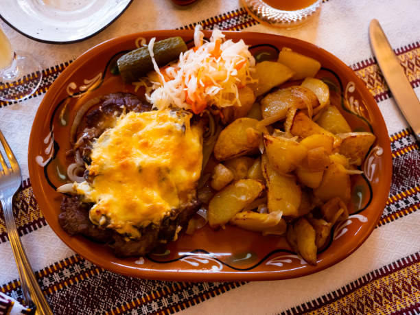 istock Meat in Poltava style. Russian cuisine 1395026271
