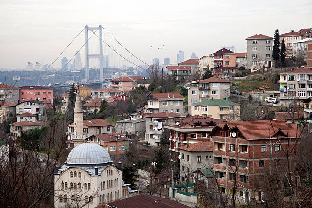 istock Bosphorus Bridge and Houses 139502720