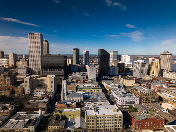 istock New Orleans CBD on Sunny Day - Aerial 1395029586