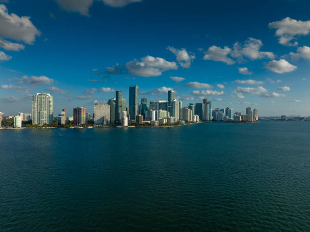 istock Miami Skyline on a Sunny Day - Aerial 1395029590