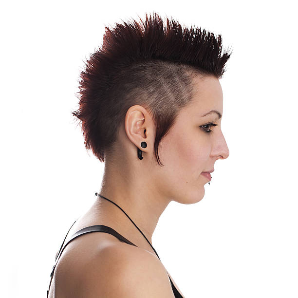 istock Profile of young female goth 139503301