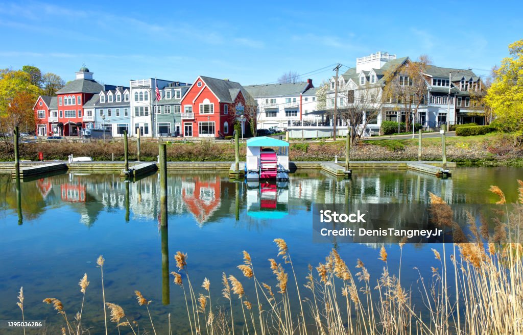 Spring in Milford, Connecticut Milford is a coastal city in New Haven County, Connecticut, United States, located between New Haven and Bridgeport. Connecticut Stock Photo