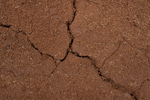 Dry Red soil background