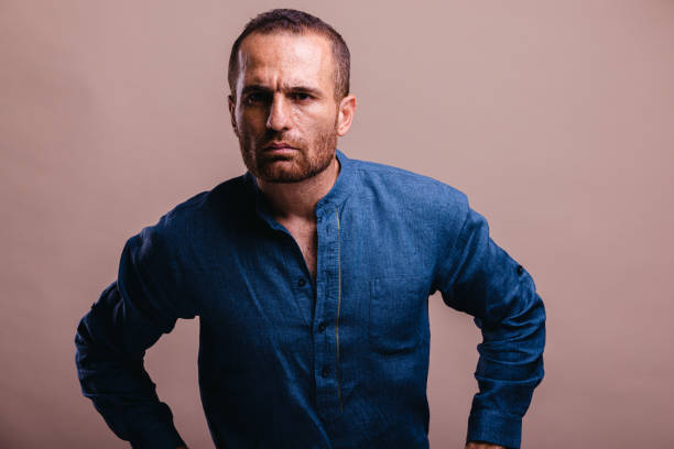 istock Middle east man portrait, disappointment. 1395065279