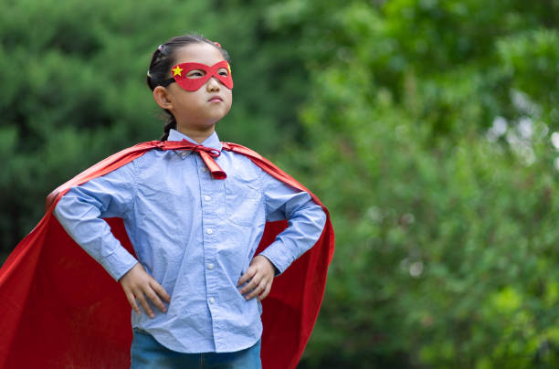 istock Supergirl Face Challenges with Confidence 1395065828