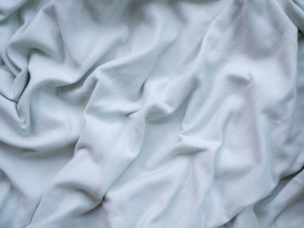 istock Green white Color Fabric Background. 1395075863