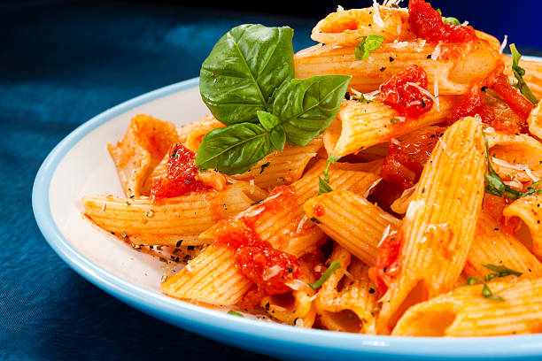istock Pasta with tomato sauce and parmesan 139507809