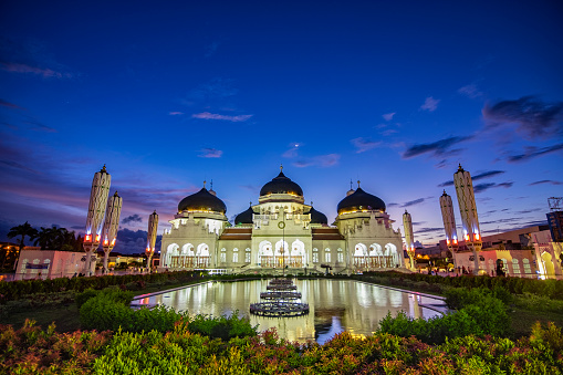 Baiturrahman Grand Mosque in Aceh, Indonesia
