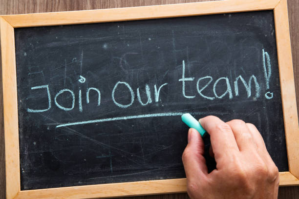 istock Join our team concept. Join Our Team words written on blackboard. 1395094907