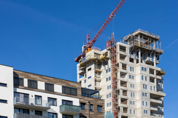 istock construction site, building place of new development, Prague, Czech republic 1395098838