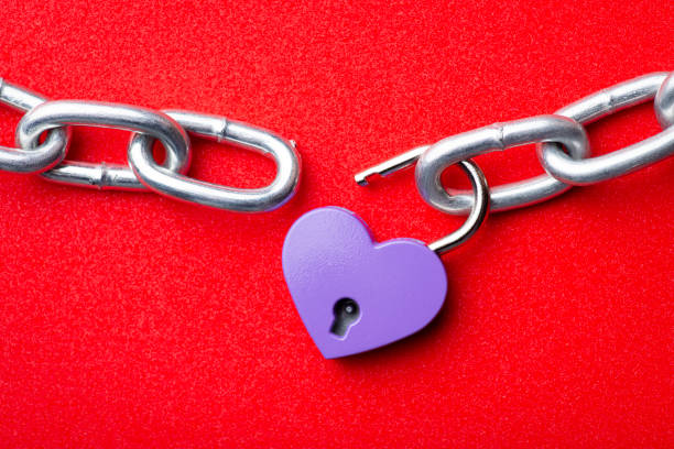 Concept of end of love, divorce, separation, break up of lovers