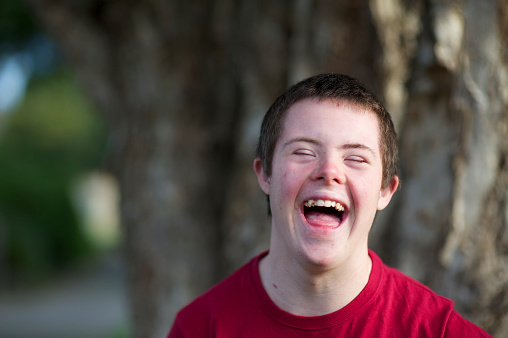 One of many portraits of  people with an intellectual disability available on my website 