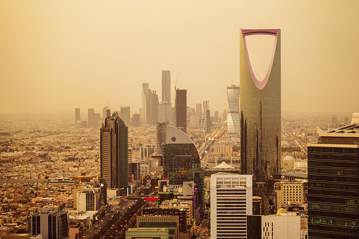 Paisaje urbano del horizonte urbano de Riad photo