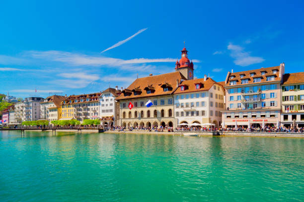 istock Sunny day in Lucerne, Switzerland 1395113986