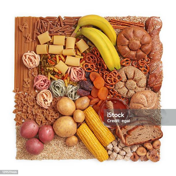 Carbohydrate Stock Photo - Download Image Now - Carbohydrate - Biological Molecule, Carbohydrate - Food Type, Pasta