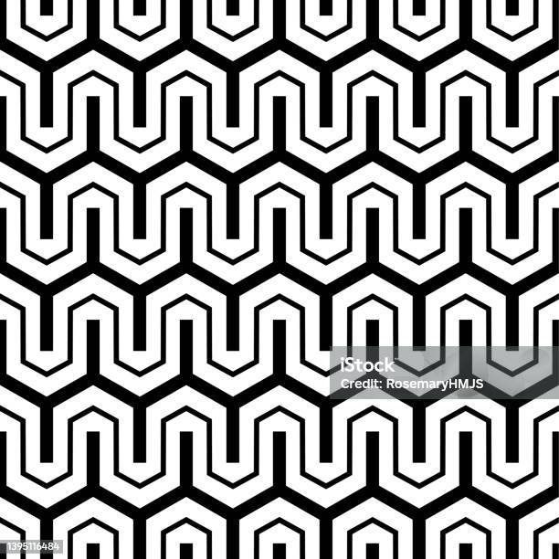 Ziggurate Patterns Stylized Ziggurat Pattern Design Stock Illustration - Download Image ...