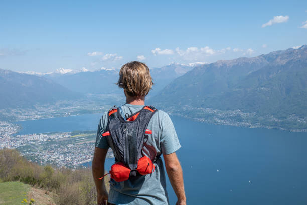 istock Trail runner prepares for morning run 1395121250
