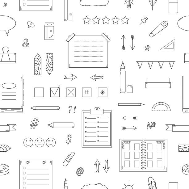 2,300+ Bullet Journal Stock Illustrations, Royalty-Free Vector Graphics ...