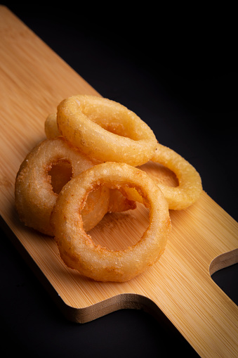 A portion of onion rings