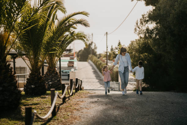 istock Walking around coastal city 1395129876