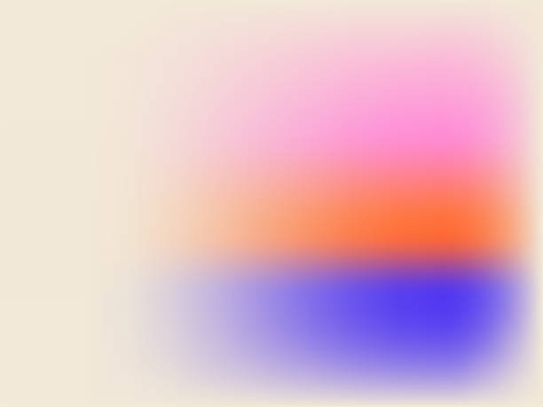 ilustraciones, imágenes clip art, dibujos animados e iconos de stock de gradiente de malla abstracta. lindo fondo degradado. composición gráfica fluida coloreada. vibrante gradiente mínimo de holograma. vector editable. - aura